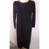 dress peter barron of london black calf length