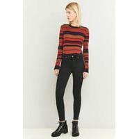 dr denim plenty black skinny jeans black