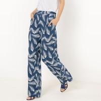 Draping Printed Trousers