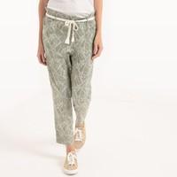 Draping Printed Trousers