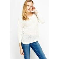 Drop Shoulder Knit Jumper