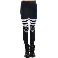 Drippy Pentagram Addicted Leggings - Size: Size 8