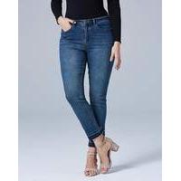 Drew Let-Down Hem Straight Leg Jeans Reg