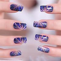 dream aurora cartoon finger nail stickers