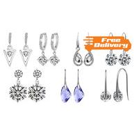 Drop Earrings with Swarovski Elements - 7 Designs