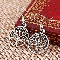 Drop Earrings Alloy Punk Silver Jewelry Party Daily 1pc