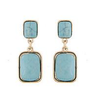 Drop Earrings Resin Alloy Fashion Blue Jewelry Daily Casual 1 pair