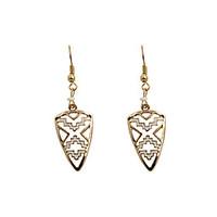 Drop Earrings Alloy Fashion Euramerican Triangle Shape Gold Jewelry Wedding Party Halloween Daily Casual Sports 1 pair