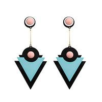 drop earrings acrylic alloy geometric fashion personalized euramerican ...