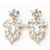 drop earrings multi stone imitation diamond dangling style euramerican ...