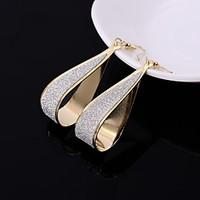 Drop Earrings Jewelry Alloy Simple Style Gold Black Silver Jewelry Wedding Party Daily Casual 1 pair