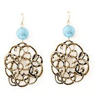 drop earrings multi stone imitation diamond dangling style euramerican ...