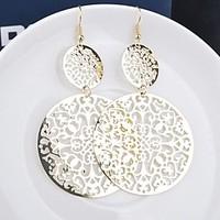 Drop Earrings Alloy Fashion Black Silver Golden Jewelry Wedding Party Daily Casual