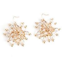 Drop Earrings Multi-stone Imitation Diamond Dangling Style Euramerican Fashion Zircon Gem Chrome Candy Pink Jewelry ForWedding Party