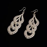 Drop Earrings Jewelry Alloy Simple Style Gold Silver Jewelry Wedding Party Daily Casual 1 pair