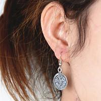 Drop Earrings Alloy Simple Style Fashion Screen Color Jewelry 2pcs