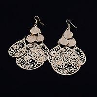 Drop Earrings Jewelry Alloy Simple Style Gold Silver Jewelry Wedding Party Daily Casual 1 pair
