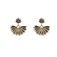 Drop Earrings Resin Alloy Punk Rock Fashion Vintage Bohemian Leaf Geometric Bronze Jewelry Party Daily Casual Sports 1 pair