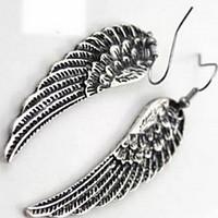 Drop Earrings Jewelry Fashion European Sterling Silver Wings / Feather Jewelry For Daily 1 pair