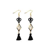 Drop Earrings Imitation Diamond Unique Design Tag Tassels Fashion Personalized Hypoallergenic Classic Alloy Star Jewelry ForWedding Party