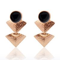 drop earrings alloy fashion black rose jewelry party daily casual 2pcs