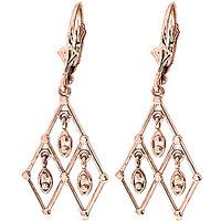 Drop Earrings in 9ct Rose Gold