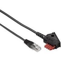 DSL Cable [1x TAE-F plug - 1x RJ45 8p2c plug] 6 m Black Hama