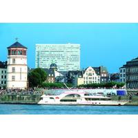 dsseldorf hop on hop off bus tour and rhine river sightseeing cruise