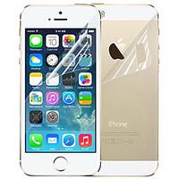 DSBPremium High Penetration Film Guard Set Screen Protector with Cleaning Microfiber Cloth for iPhone 5/5S/5C