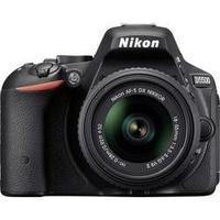 DSLR camera Nikon D5500 Kit incl. AF-P 18-55 mm VR 24.2 MPix Black Wi-Fi, Full HD Video