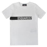 dsquared2 junior boys logo print t shirt