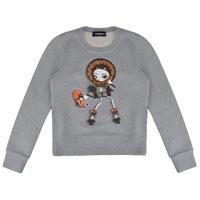 dsquared2 junior girls graphic print sweatshirt