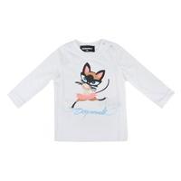 dsquared2 baby girls cartoon print top