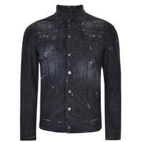 DSQUARED2 Distressed Studded Denim Jacket