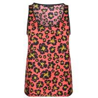 DSQUARED2 Silk Leopard Print Tank Top