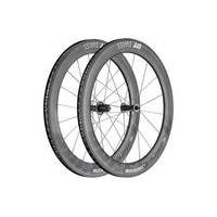 DT Swiss RC65 Full Carbon Clincher 700c Wheelset | Black/Silver - Shimano