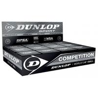 Dunlop Competition Squash Balls 3 Ball Tube