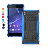 Dual-color Antiskid Detachable 2 in 1 PC and TPU Hybrid Case with Kickstand for Sony Xperia Z2 (Assorted Colors)