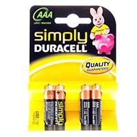 Duracell 4 Pack Simply AAA Batte...