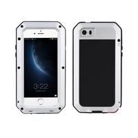 Durable Protective Shell Cover Dustproof Shockproof Fingerprint Function Metal for iPhone 5 5S