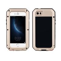 Durable Protective Shell Cover Dustproof Shockproof Fingerprint Function Metal for iPhone 5 5S