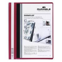 Durable DURAPLUS Quotation Folder A4 Red 25 Pack