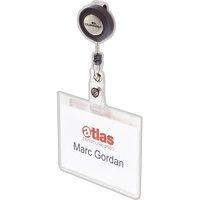 Durable Name Badge With Badge Reel 10 Pack
