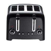 dualit 4 slice lite toaster high gloss black