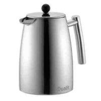 Dualit 0.88 Litre Dual Filter Cafetiere Silver