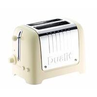 Dualit 2 Slice Lite Toaster High Gloss Cream