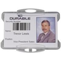 Durable Dual Security Pass Holder Without Clip 50 Pack