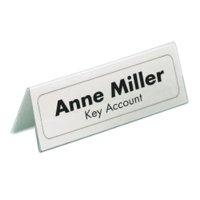 durable table place name holders 63x150mm 25 pack