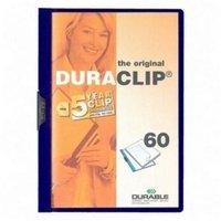 Durable DURACLIP File 60 A4 Dark Blue 25 Pack
