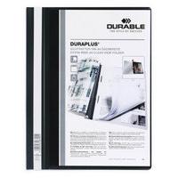 Durable DURAPLUS Quotation Folder A4 Black 25 Pack